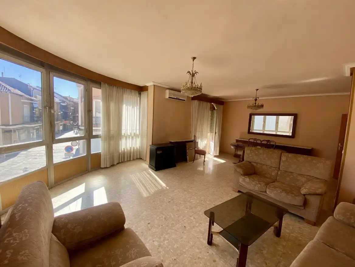 Sala de estar de Piso en venta en Daimiel con Aire acondicionado, Calefacción y Parquet