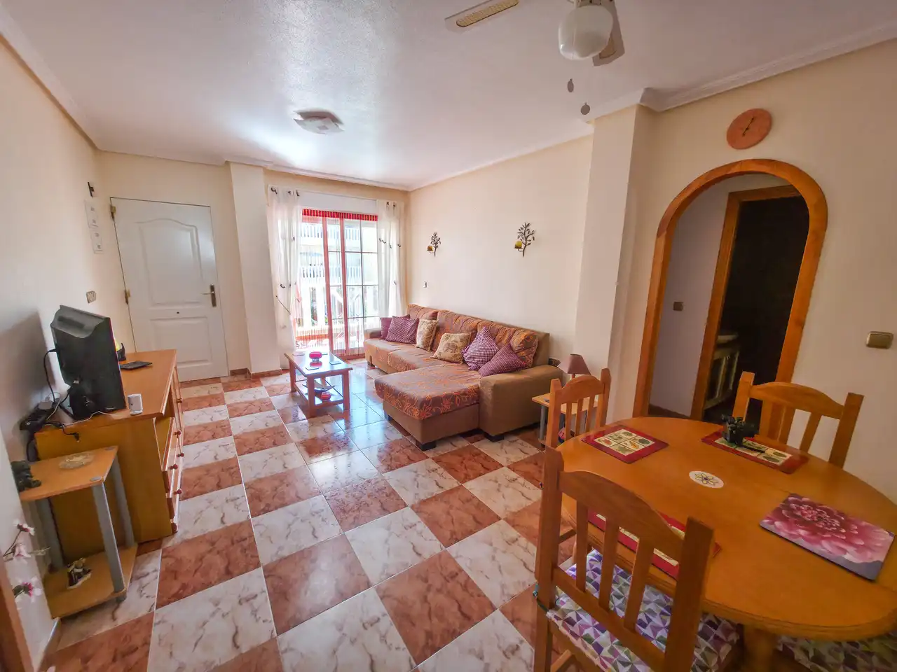 Sala de estar de Apartamento en venta en Orihuela con Amueblado, Horno y Lavadora