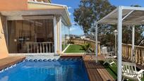 Piscina de Casa o xalet en venda en Málaga Capital amb Aire condicionat, Jardí privat i Terrassa