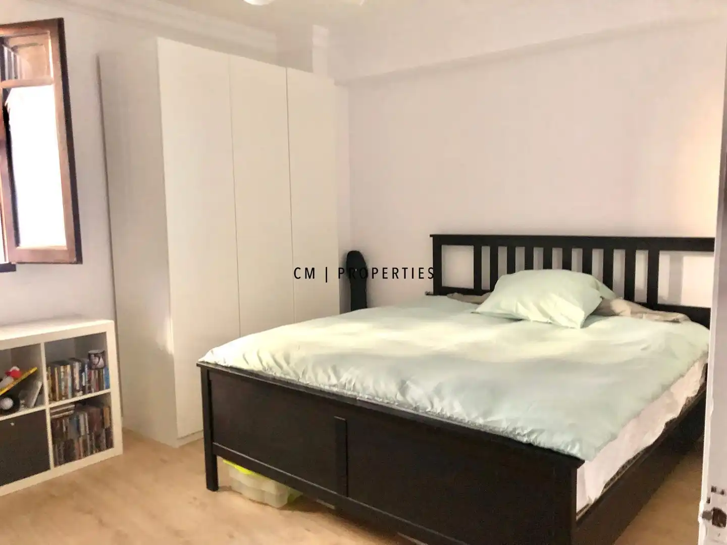Schlafzimmer von Wohnung zur Miete in Valencia mit Klimaanlage, Heizung und Möbliert