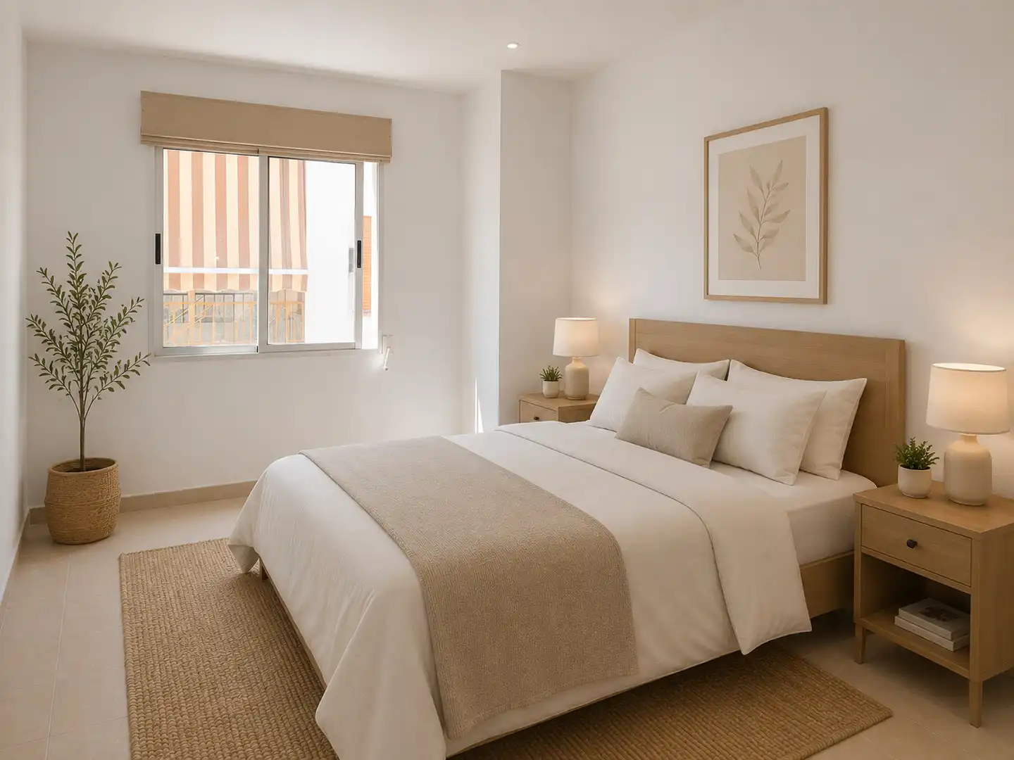 Habitación de Casa adosada en venta en Alberic con Aire acondicionado, Calefacción y Terraza