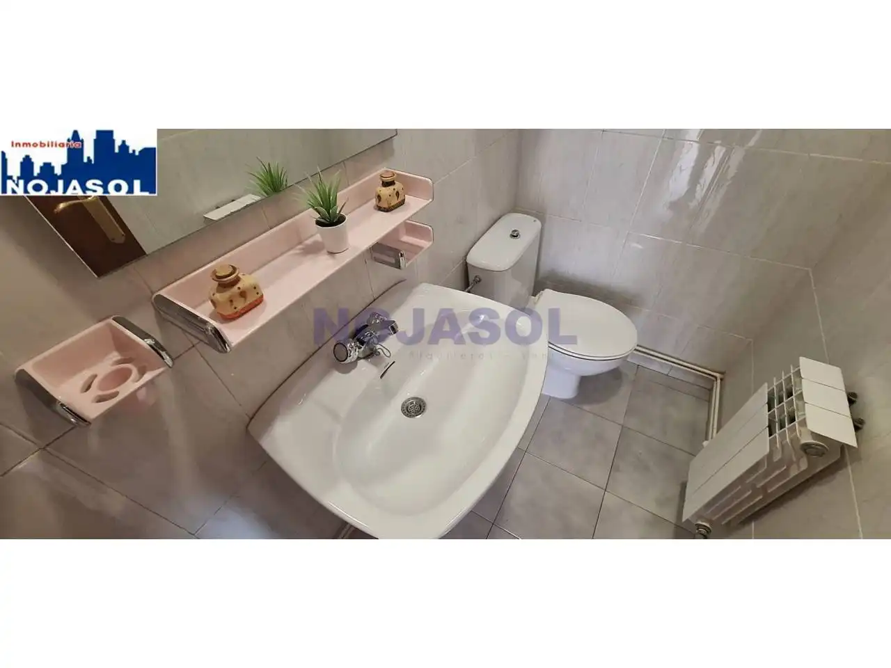 Bathroom of Flat for rent in Noja  with Heating, Terrace and Furnished