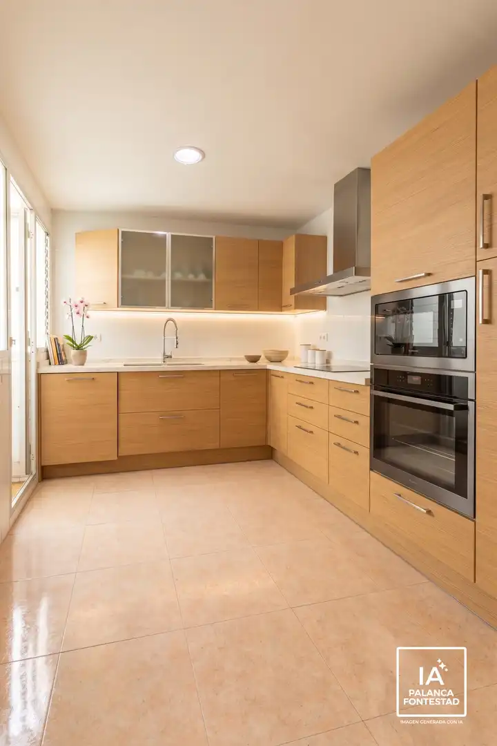 Küche von Wohnung zum Verkauf in Meliana mit Heizung und Balkon