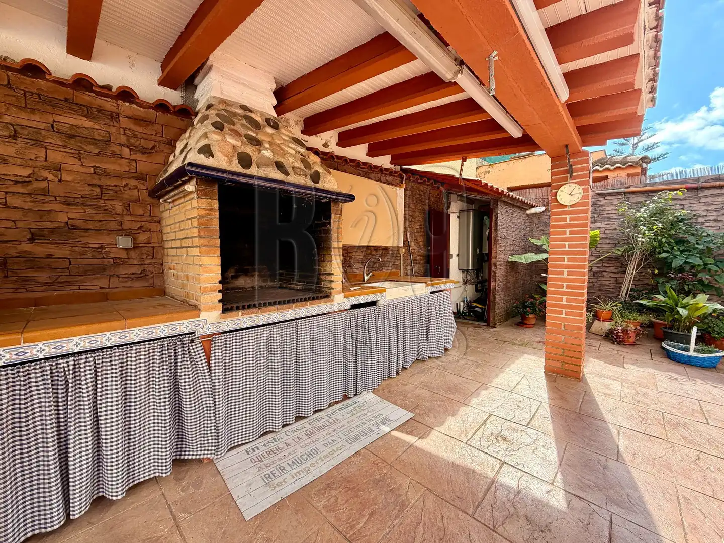 Terrace of Detached homes for sale in Els Pallaresos  with Air Conditioner, Heating and Private garden