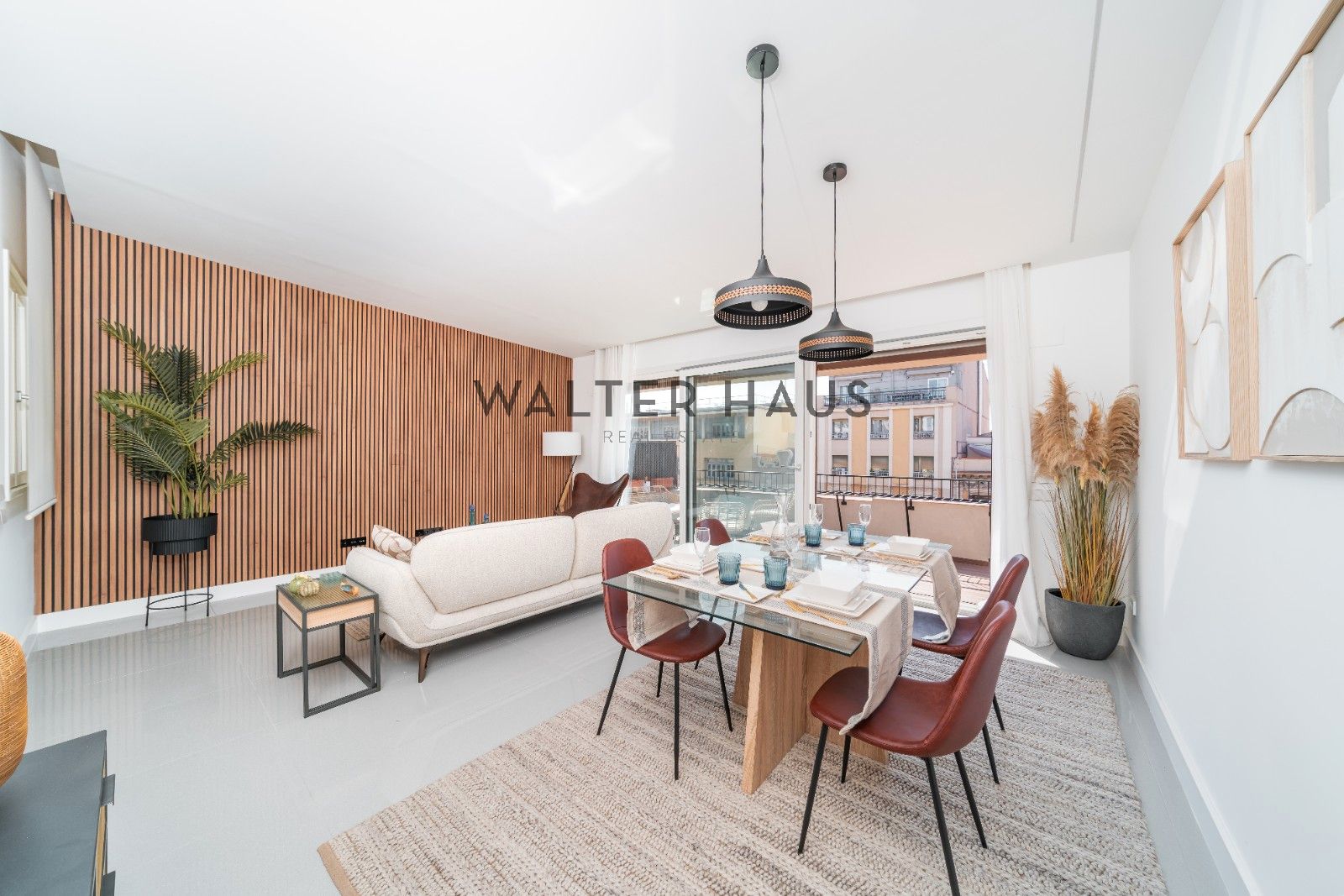 Sala d'estar de Àtic en venda en  Barcelona Capital amb Aire condicionat, Calefacció i Terrassa