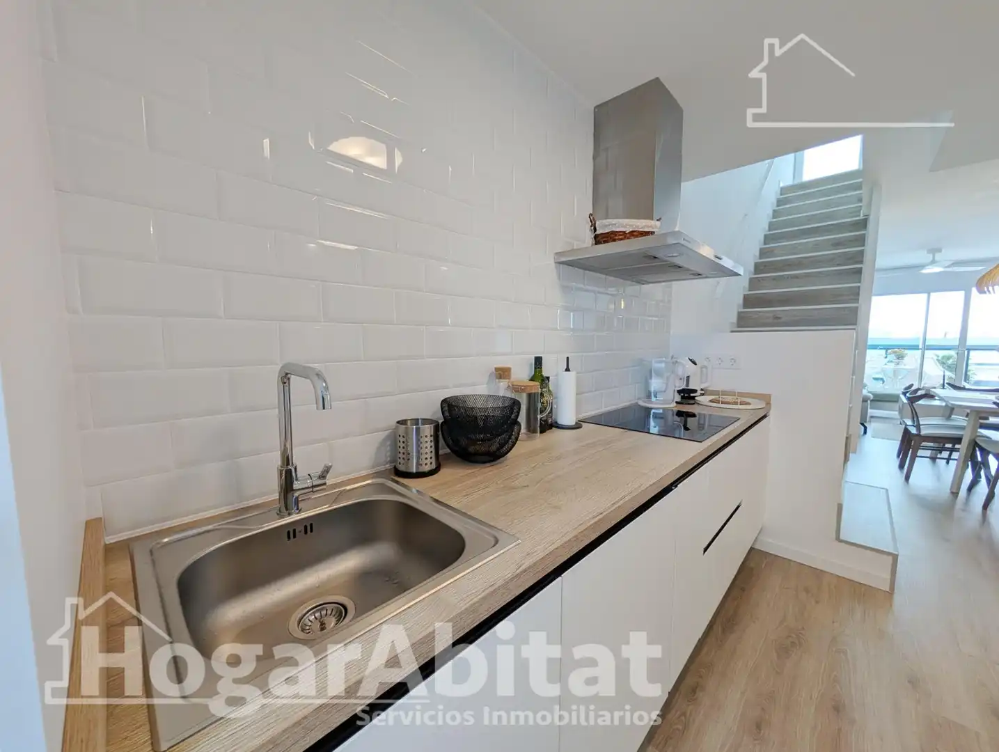 Cocina de Ático en venta en Santa Pola con Aire acondicionado, Parquet y Terraza