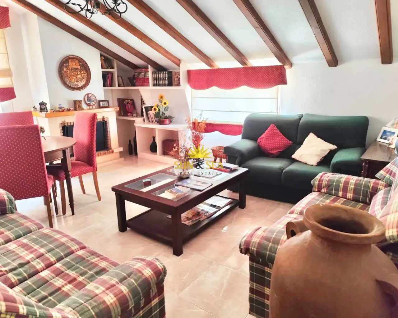 Living room of Houses for sale in Torre-Pacheco  with Air Conditioner, Heating and Terrace