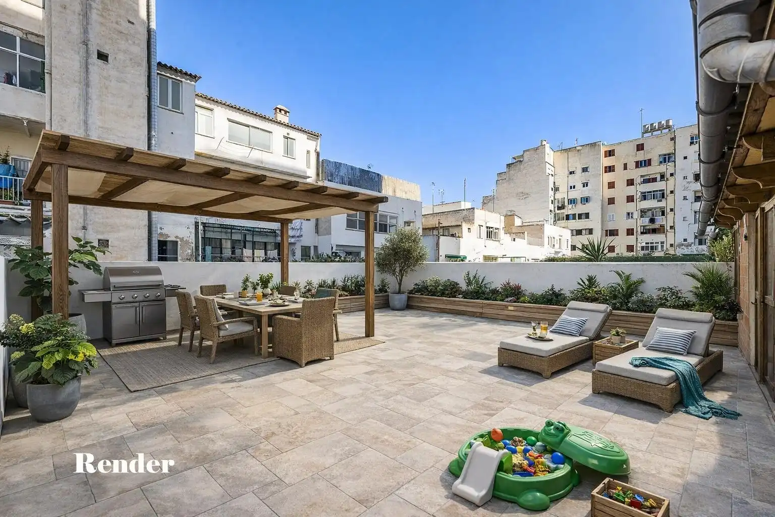 Terrassa de Pis en venda en  Palma de Mallorca amb Terrassa i Balcó