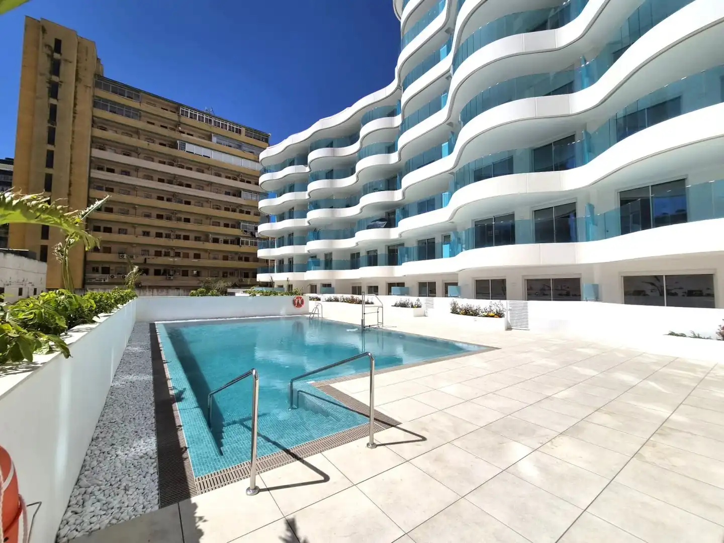 Swimming pool of Flat for sale in Puerto Deportivo