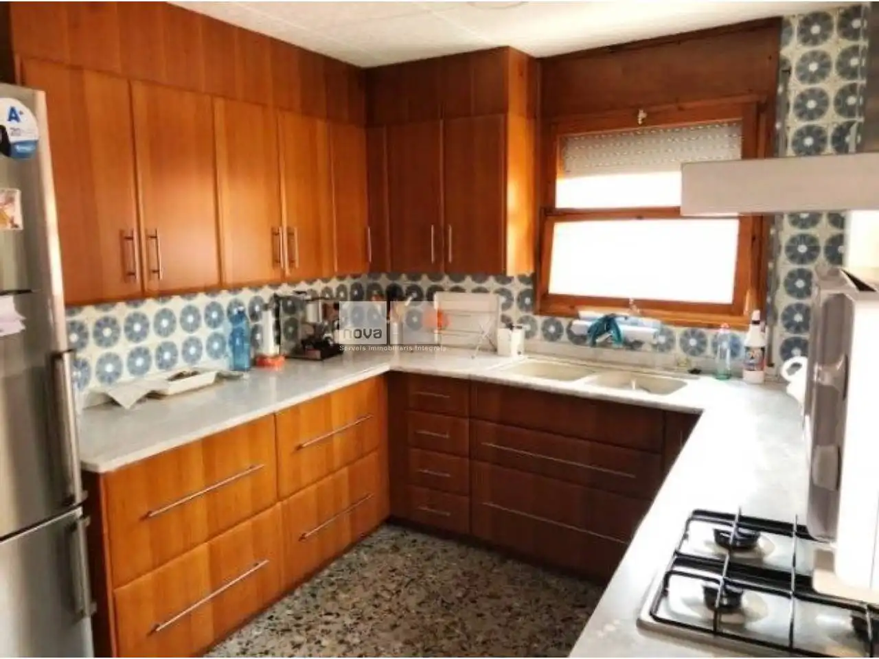 Kitchen of Flat for sale in Manlleu  with Terrace and Balcony