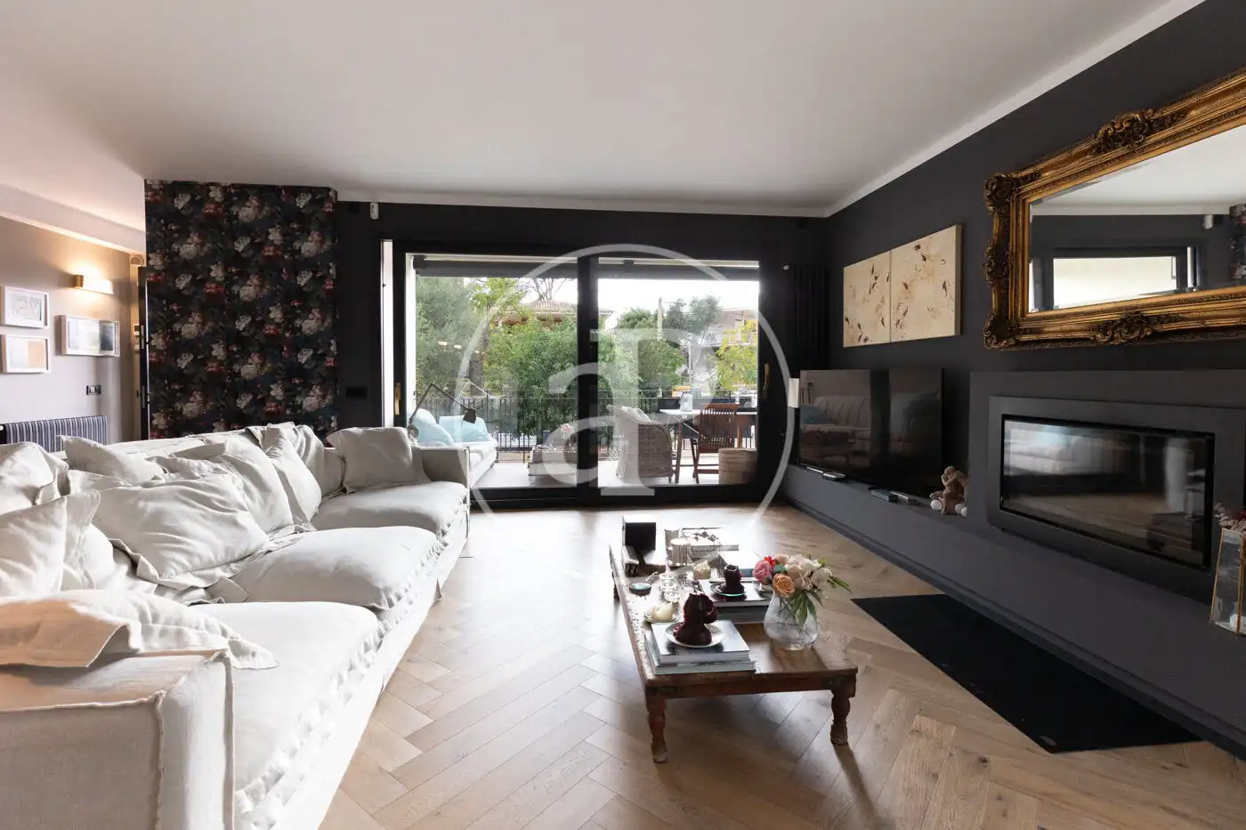 Sala de estar de Casa adosada en venta en Llucmajor con Aire acondicionado, Calefacción y Jardín privado