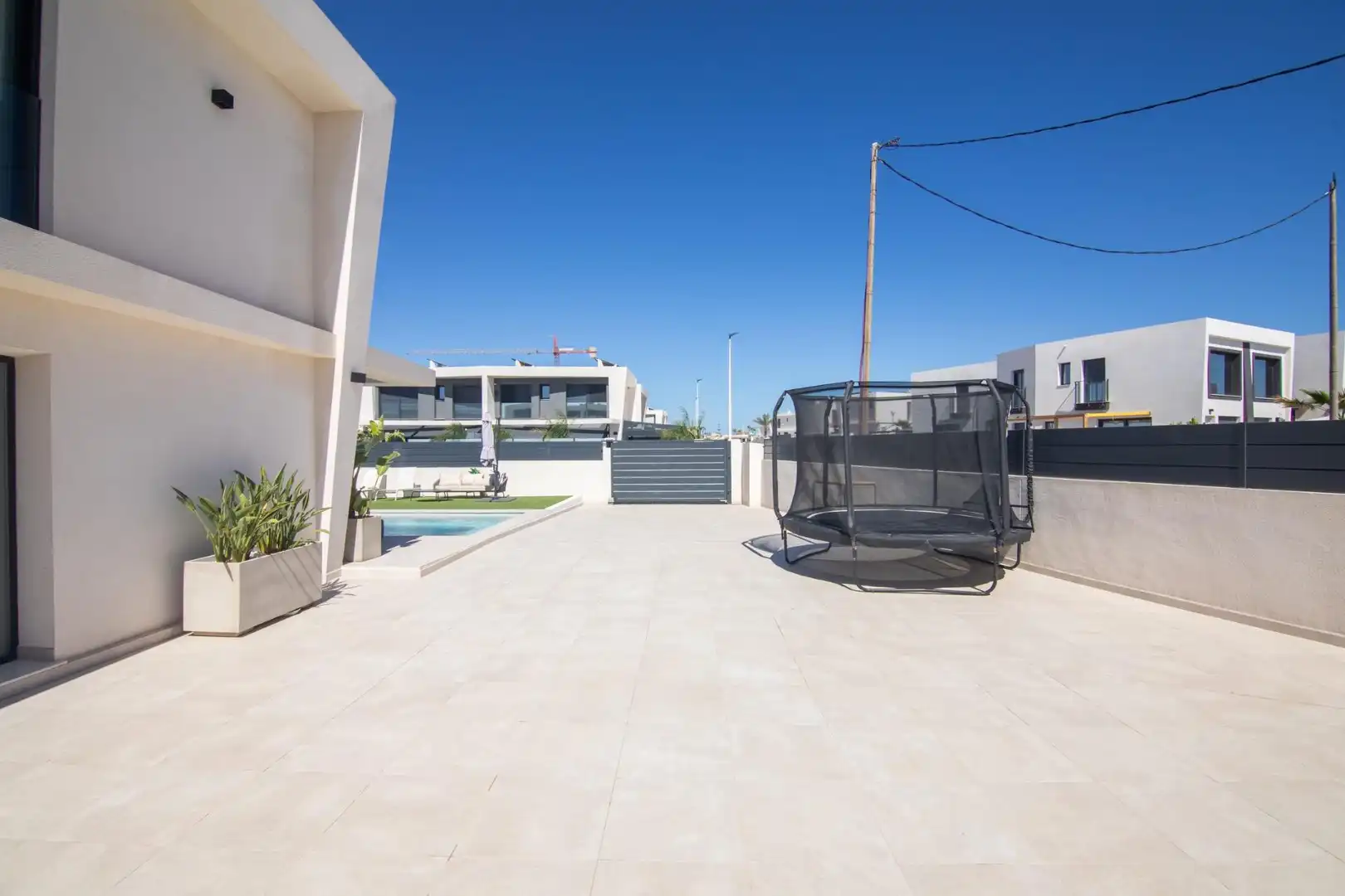 Terrassa de Casa o xalet de lloguer en Santa Pola amb Aire condicionat, Calefacció i Jardí privat