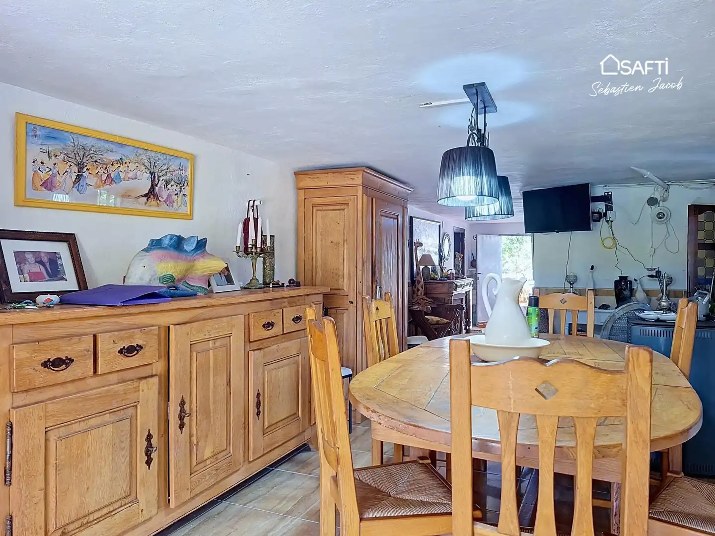 Comedor de Finca rústica en venta en Oliva con Calefacción, Terraza y Piscina