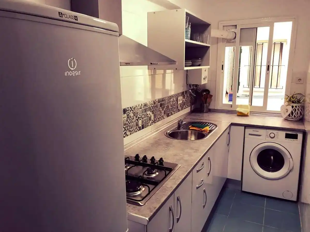 Kitchen of Flat for sale in Sanlúcar la Mayor, Sevilla