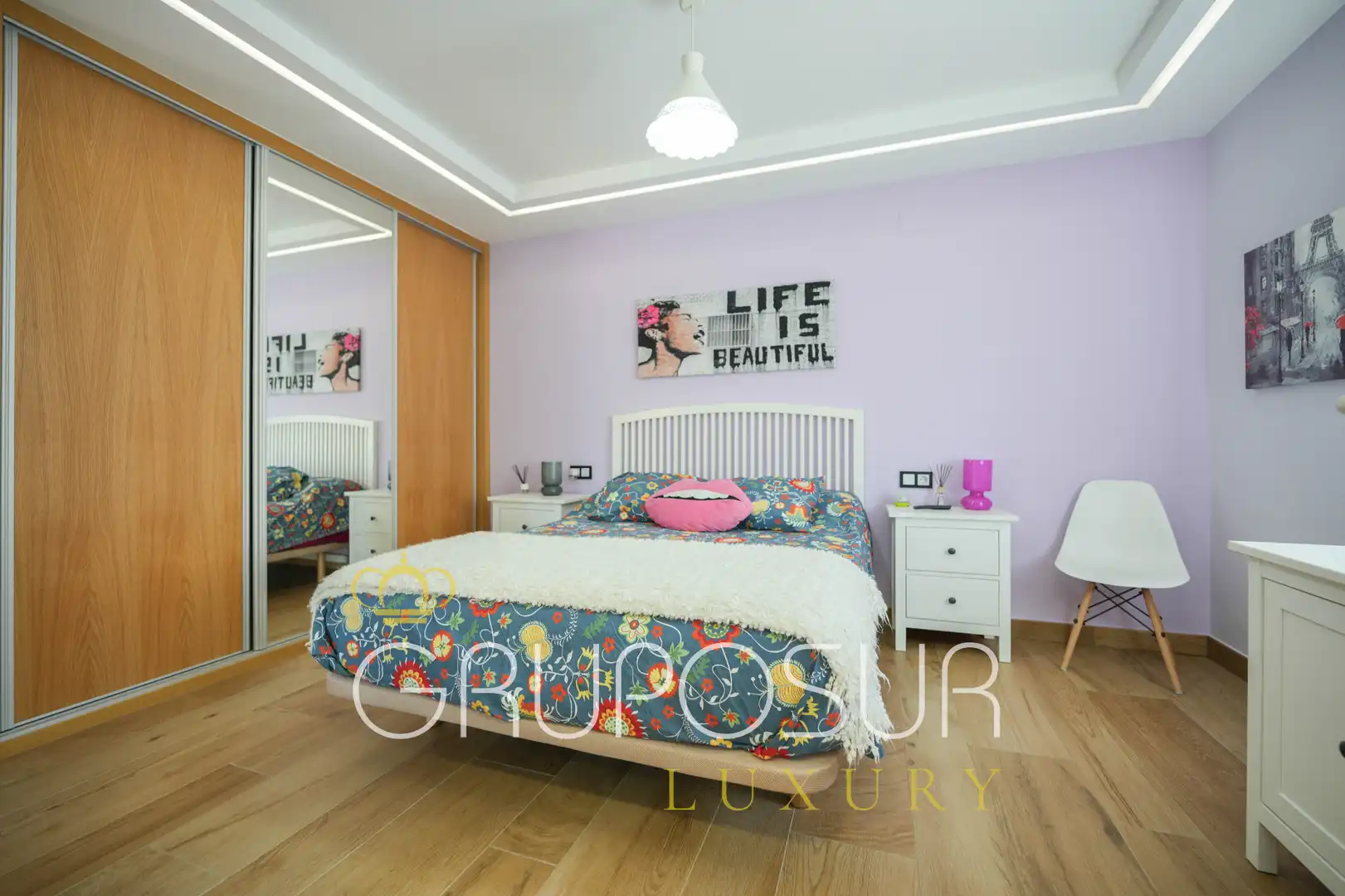 Habitación de Casa o chalet en venta en Valladolid con Aire acondicionado, Calefacción y Jardín privado