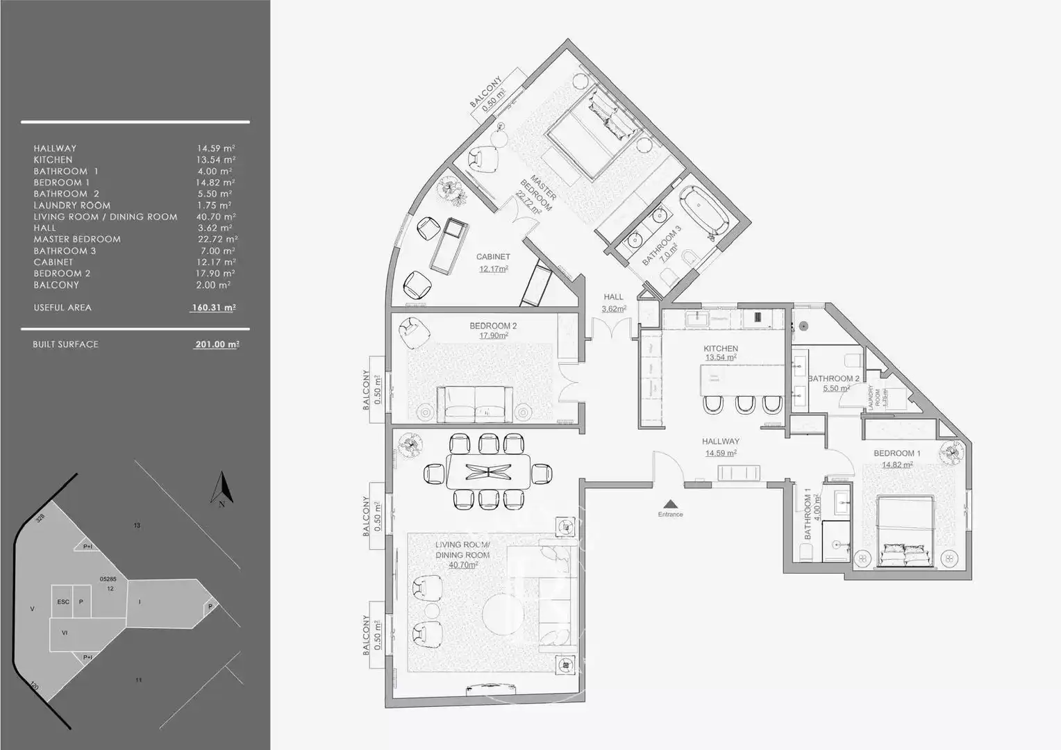 Piso con terraza en venta en Eixample, imagen 26
