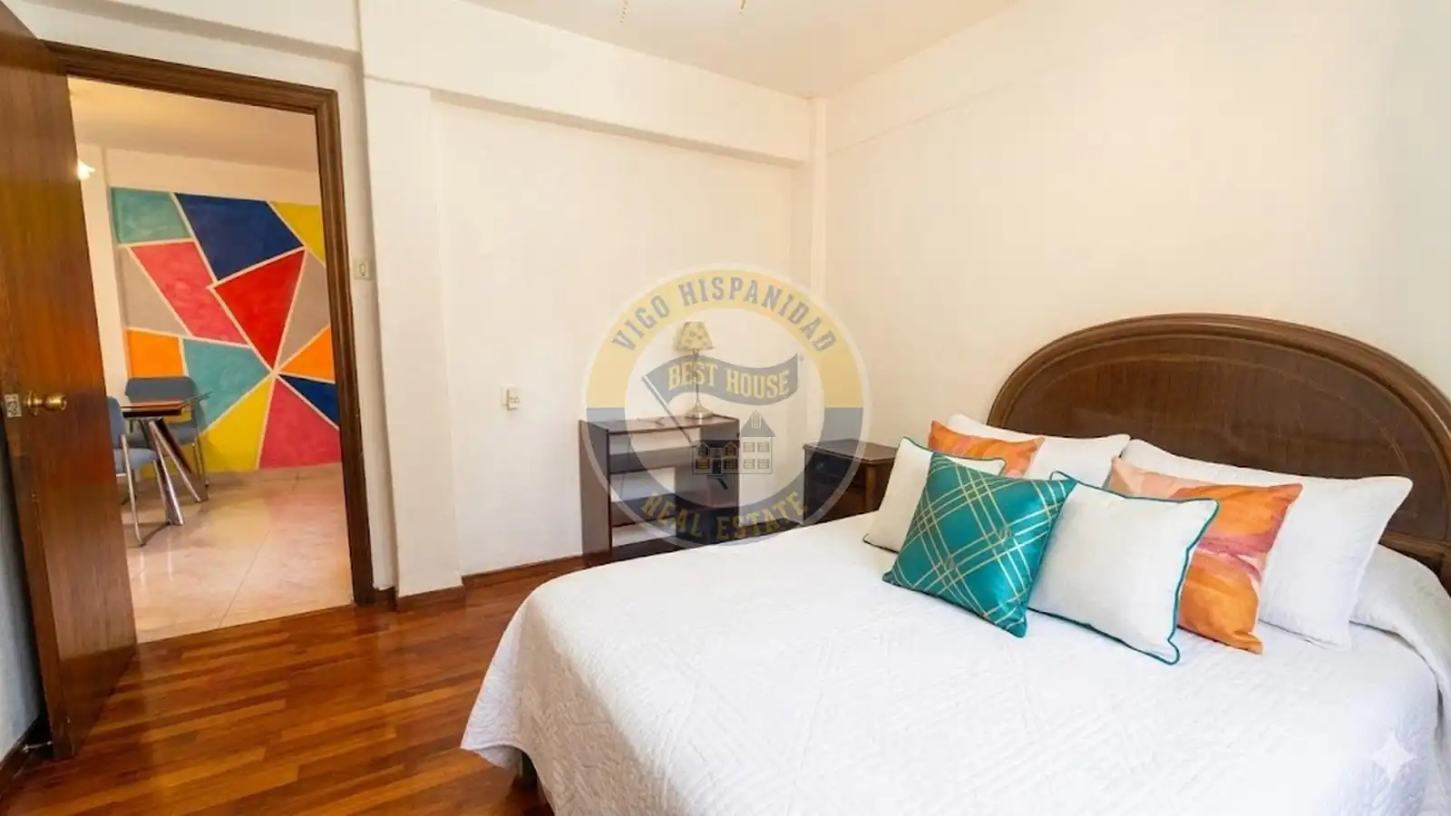 Bedroom of Flat for sale in Vigo   with Heating, Storage room and Furnished