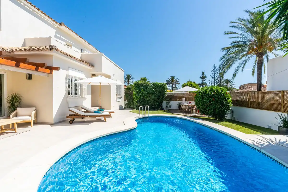 Exterior view of Detached homes for sale in Marbella  with Terrace and Storage room