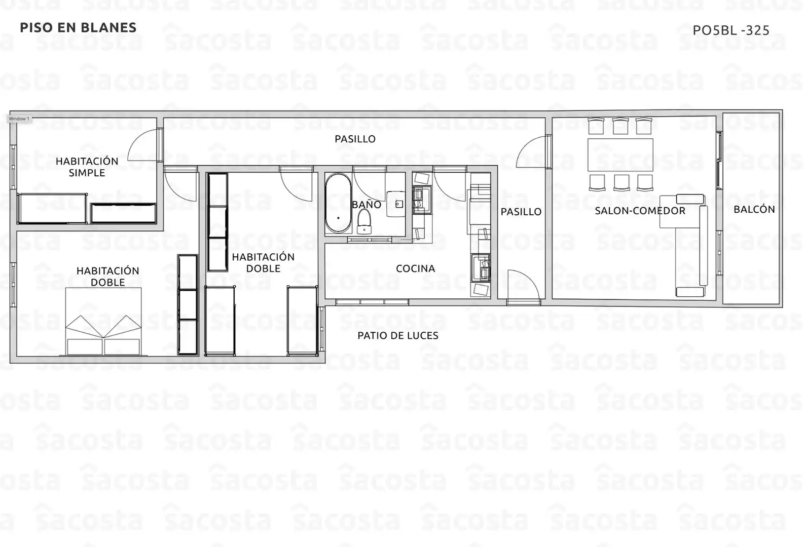Piso en venta en Blanes con Calefacción y Balcón