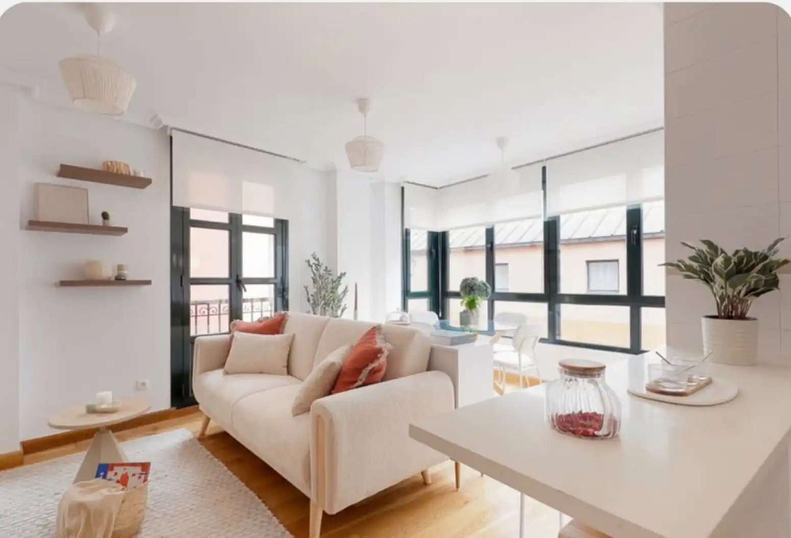 Sala de estar de Piso en venta en Gijón  con Amueblado