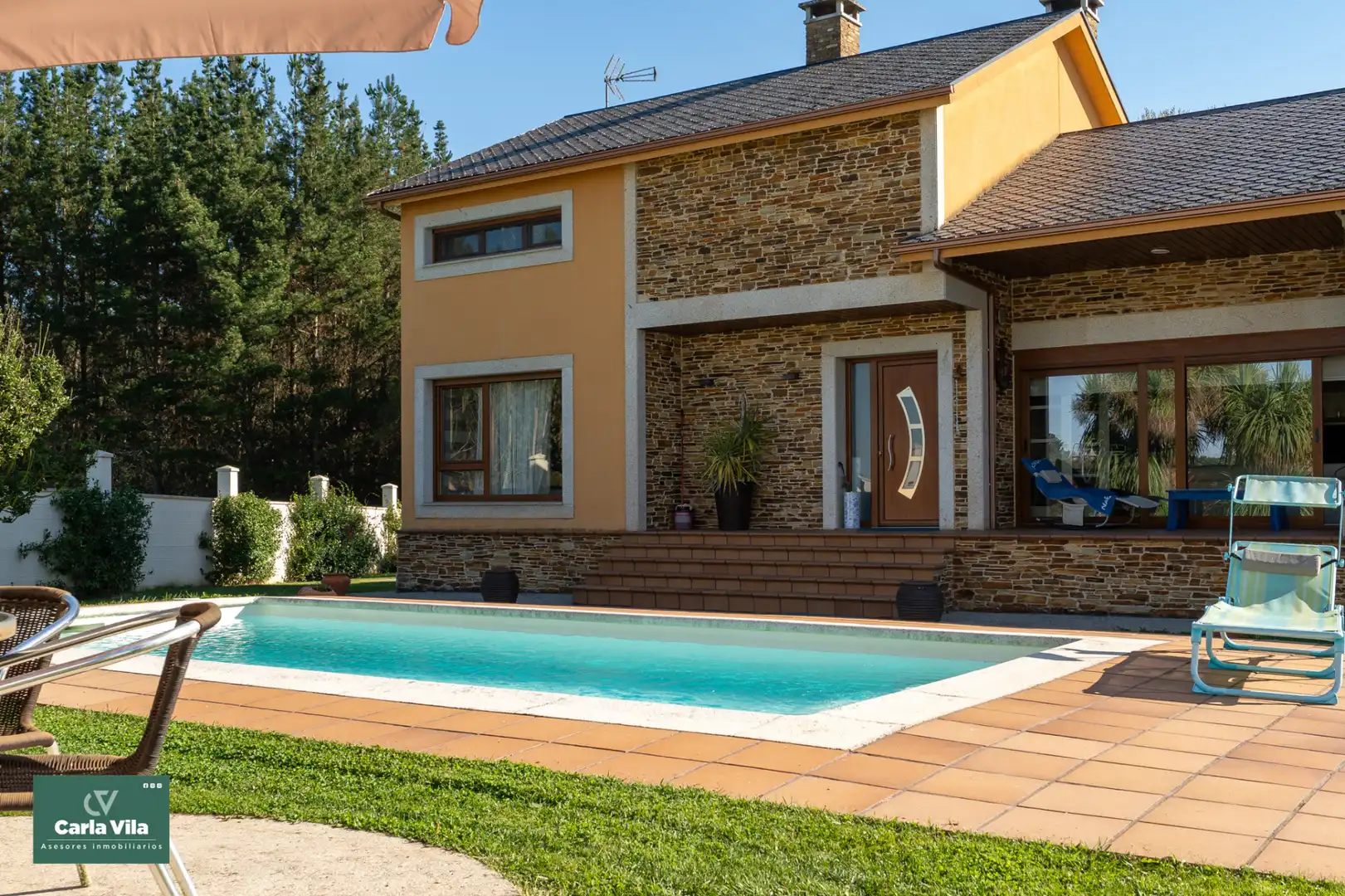 Villa mit Pool zum Verkauf in Rúa E