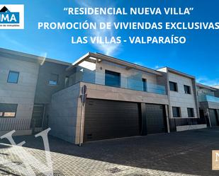Exterior view of Single-family semi-detached for sale in Valladolid Capital  with Air Conditioner, Heating and Private garden