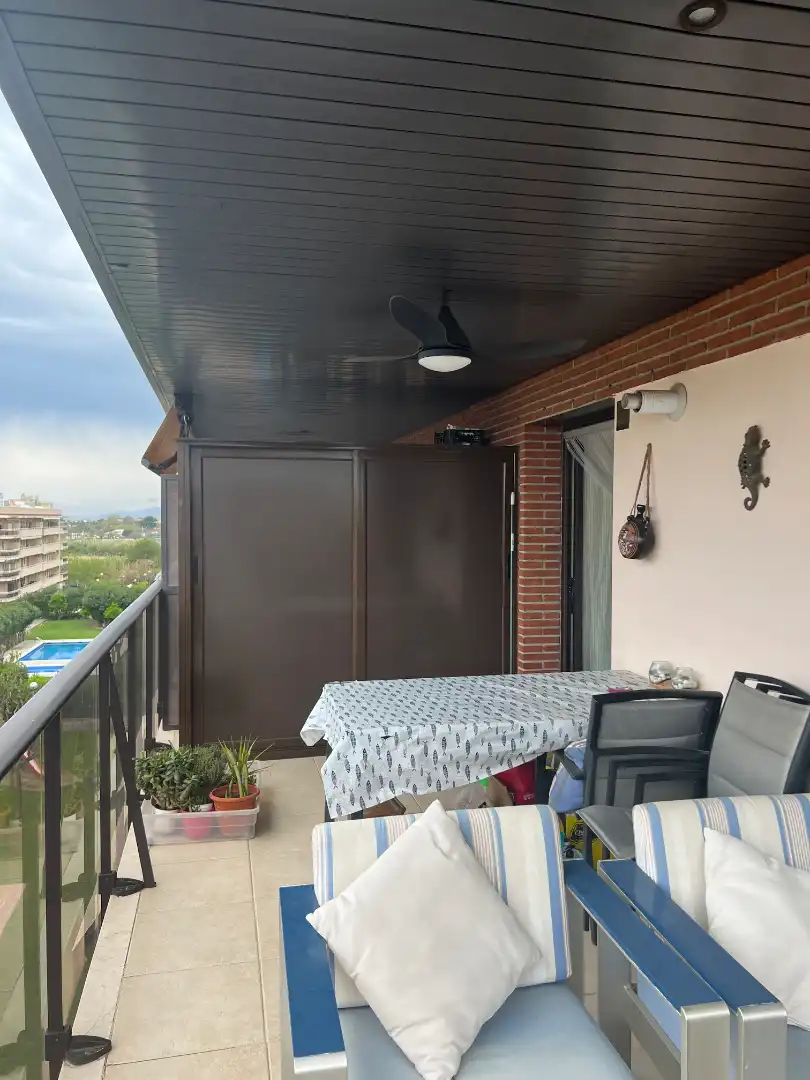 Terrasse von Dachboden zum Verkauf in Salou mit Klimaanlage, Heizung und Privatgarten