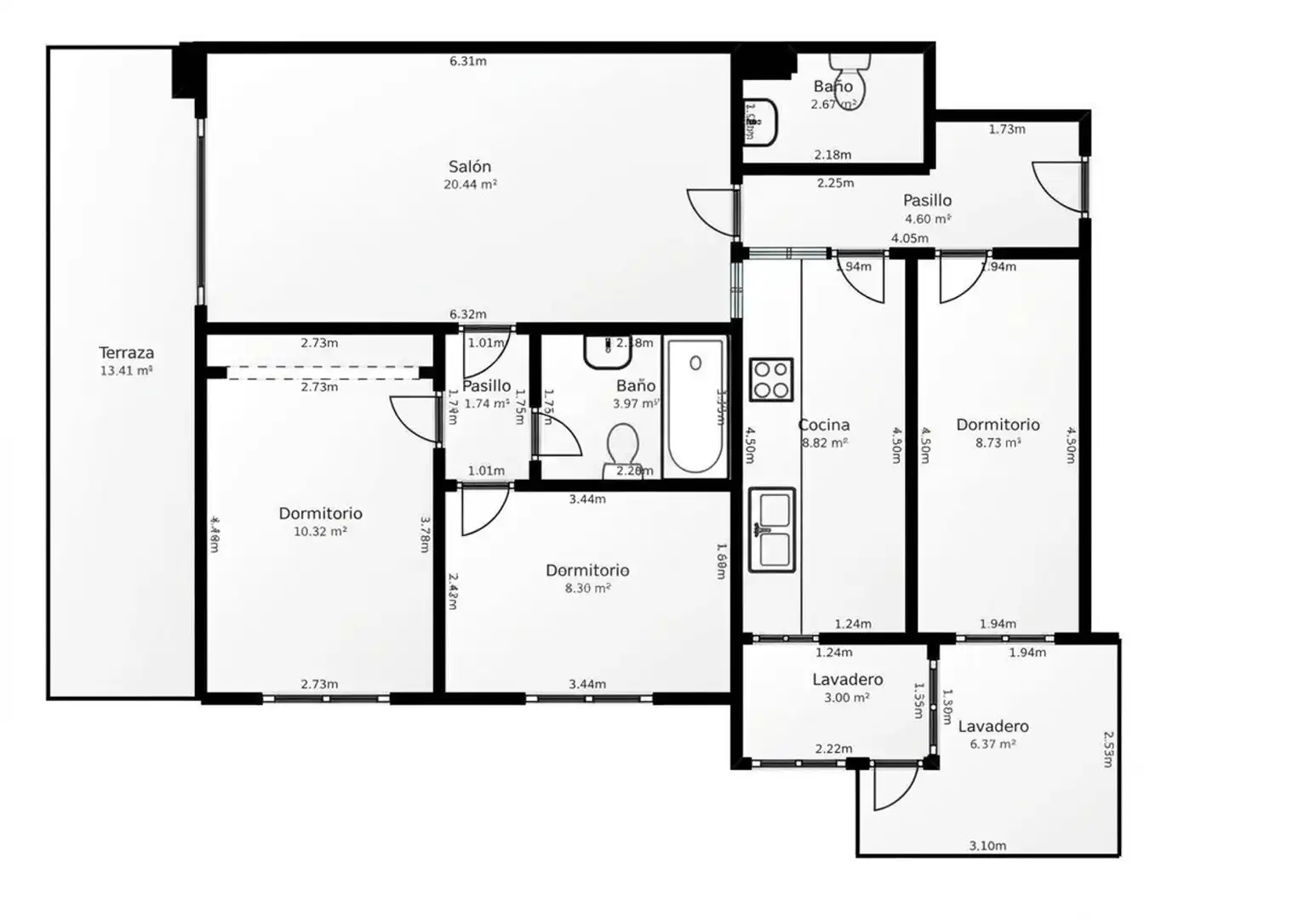 Wohnung mit Pool zum Verkauf in AV COSSETANIA 90 92 MAS MEL, CALAFELL, Tarragona, imagen 60