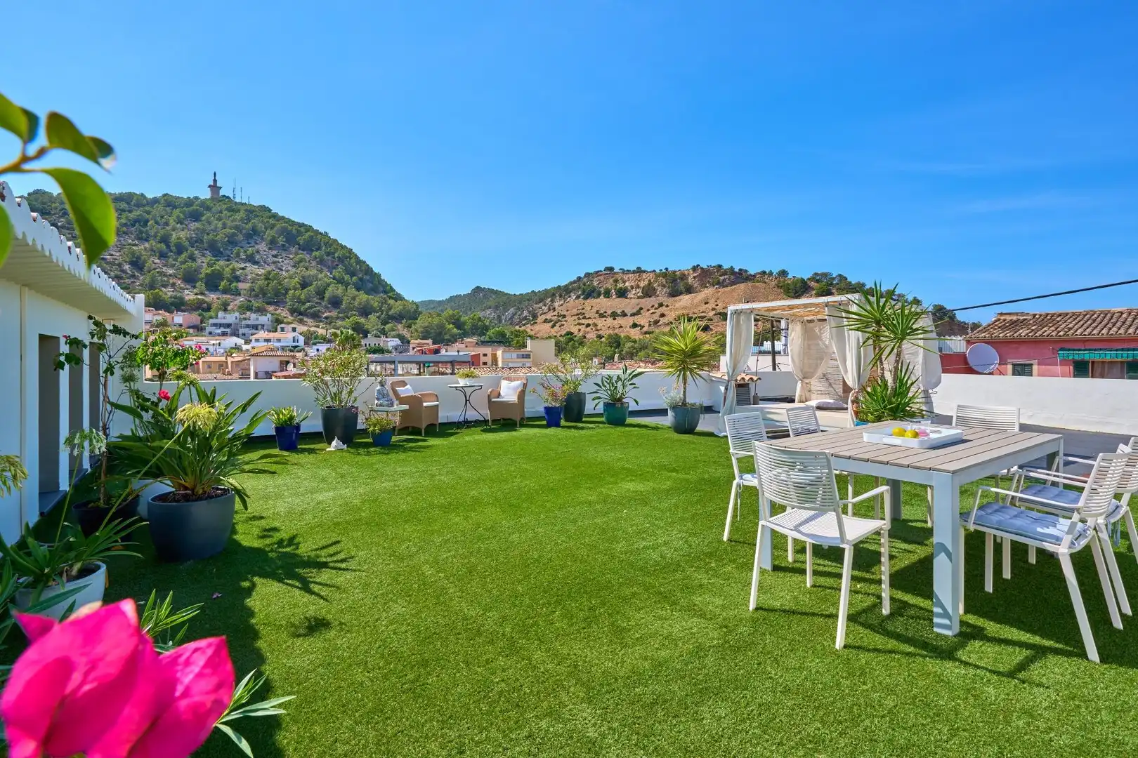 Terrace of Houses for sale in  Palma de Mallorca  with Air Conditioner, Heating and Parquet flooring