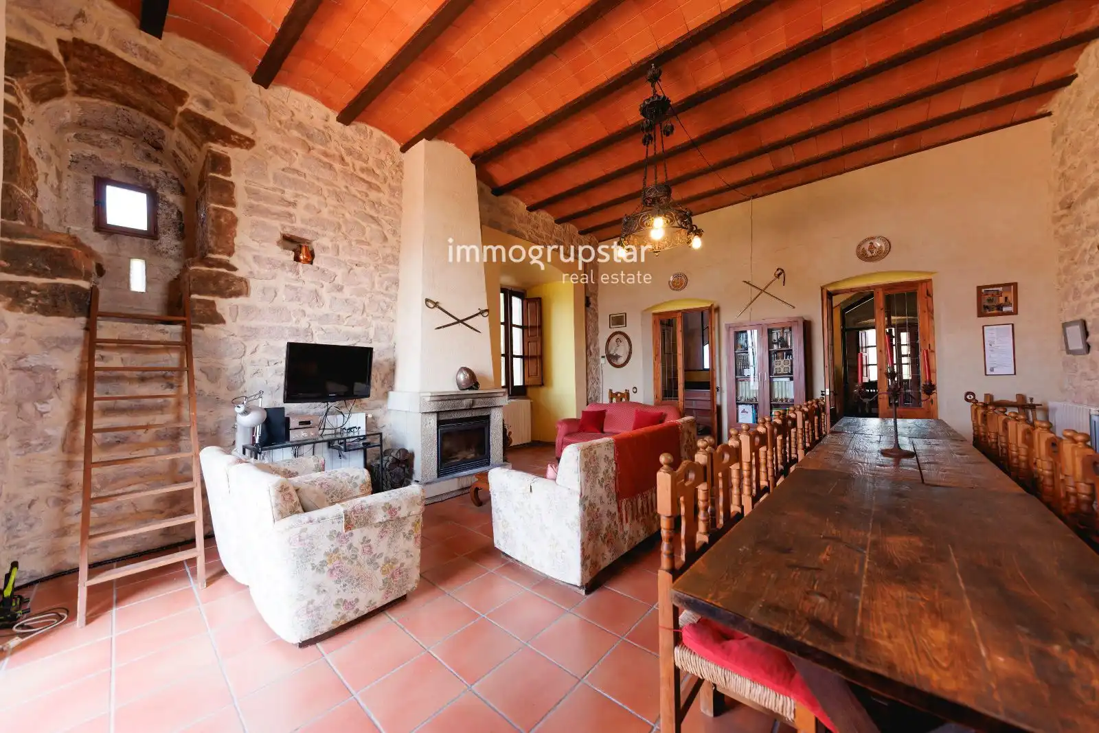 Comedor de Finca rústica en venta en Amer con Trastero