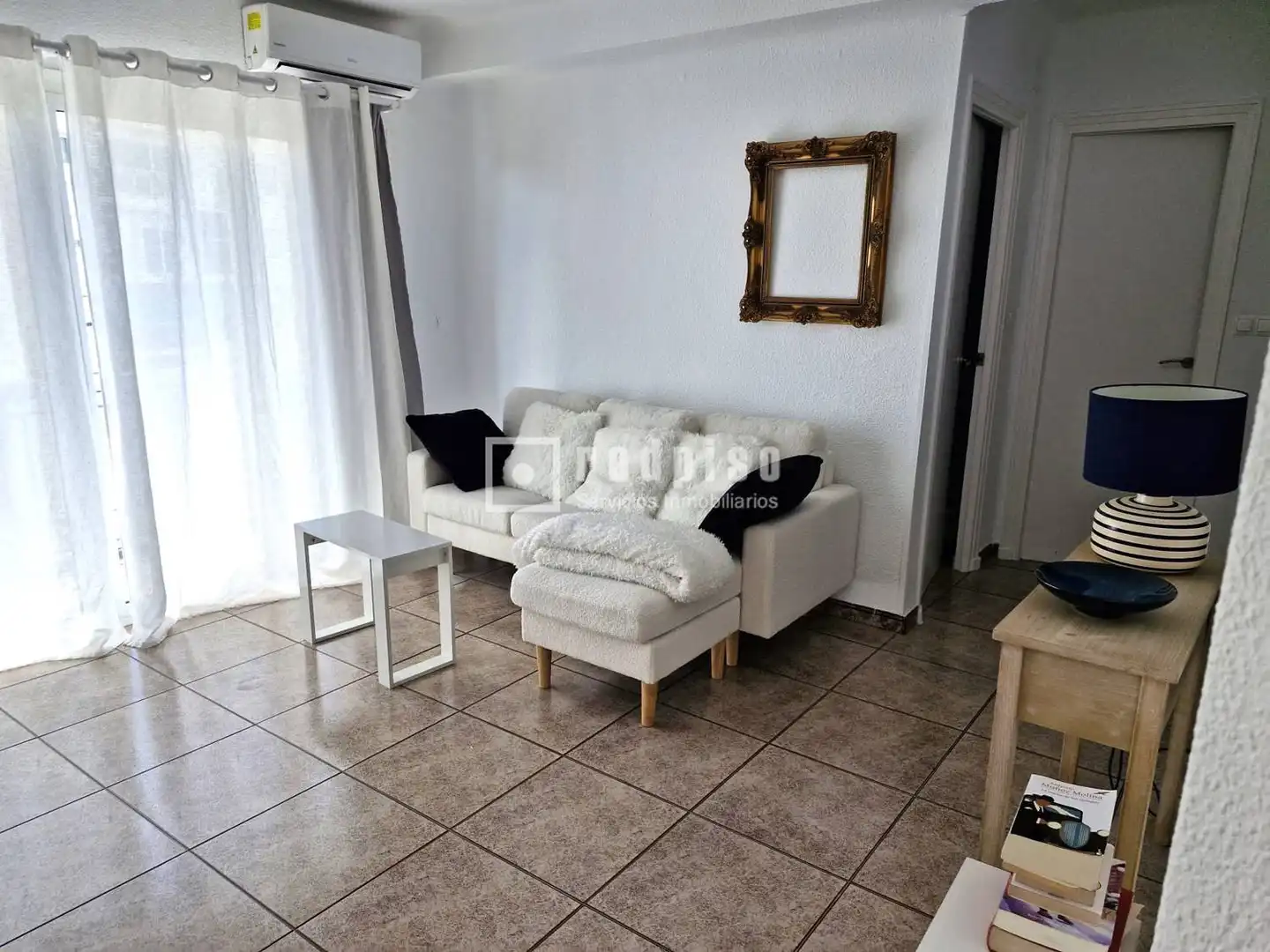 Sala d'estar de Pis de lloguer en Málaga amb Aire condicionat, Calefacció i Terrassa