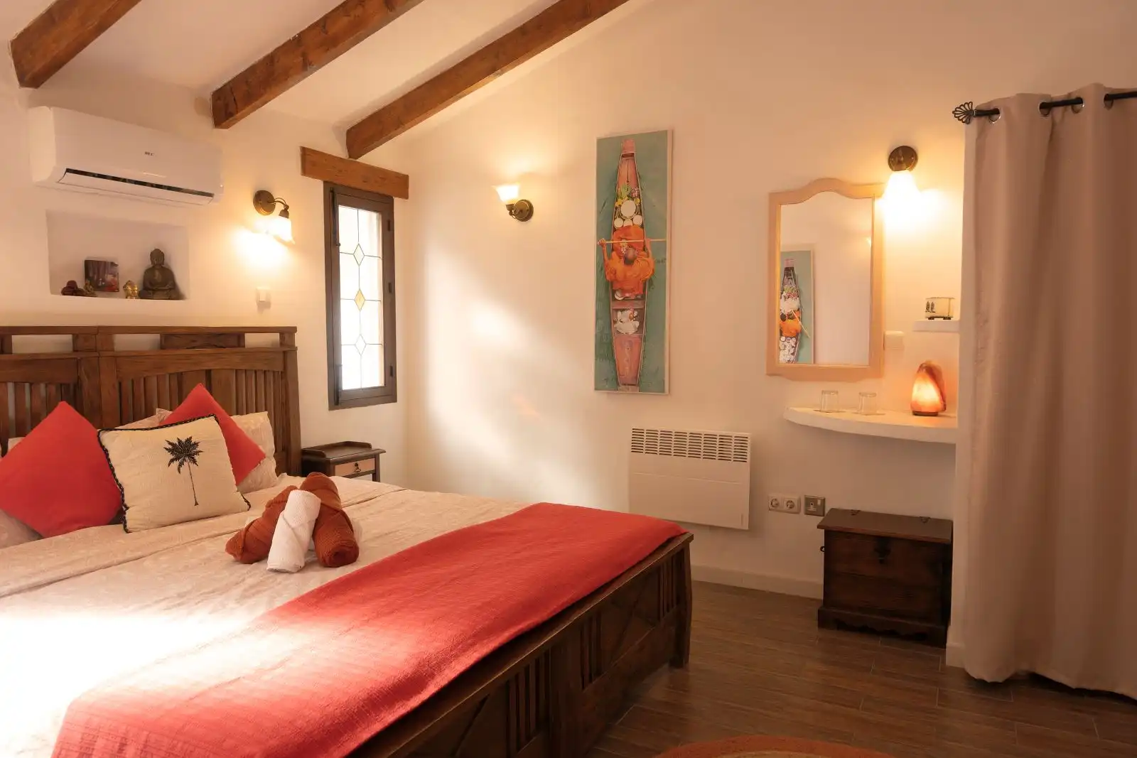 Bedroom of Country homes for sale in Villanueva de la Concepción  with Air Conditioner, Heating and Private garden