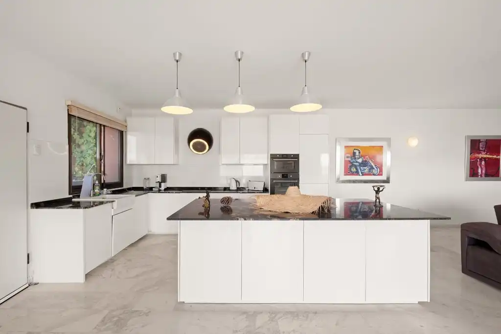 Cocina de Planta baja en venta en Ojén con Aire acondicionado, Jardín privado y Terraza