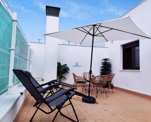 Terrace of Attic to rent in  Cádiz Capital  with Air Conditioner, Heating and Terrace