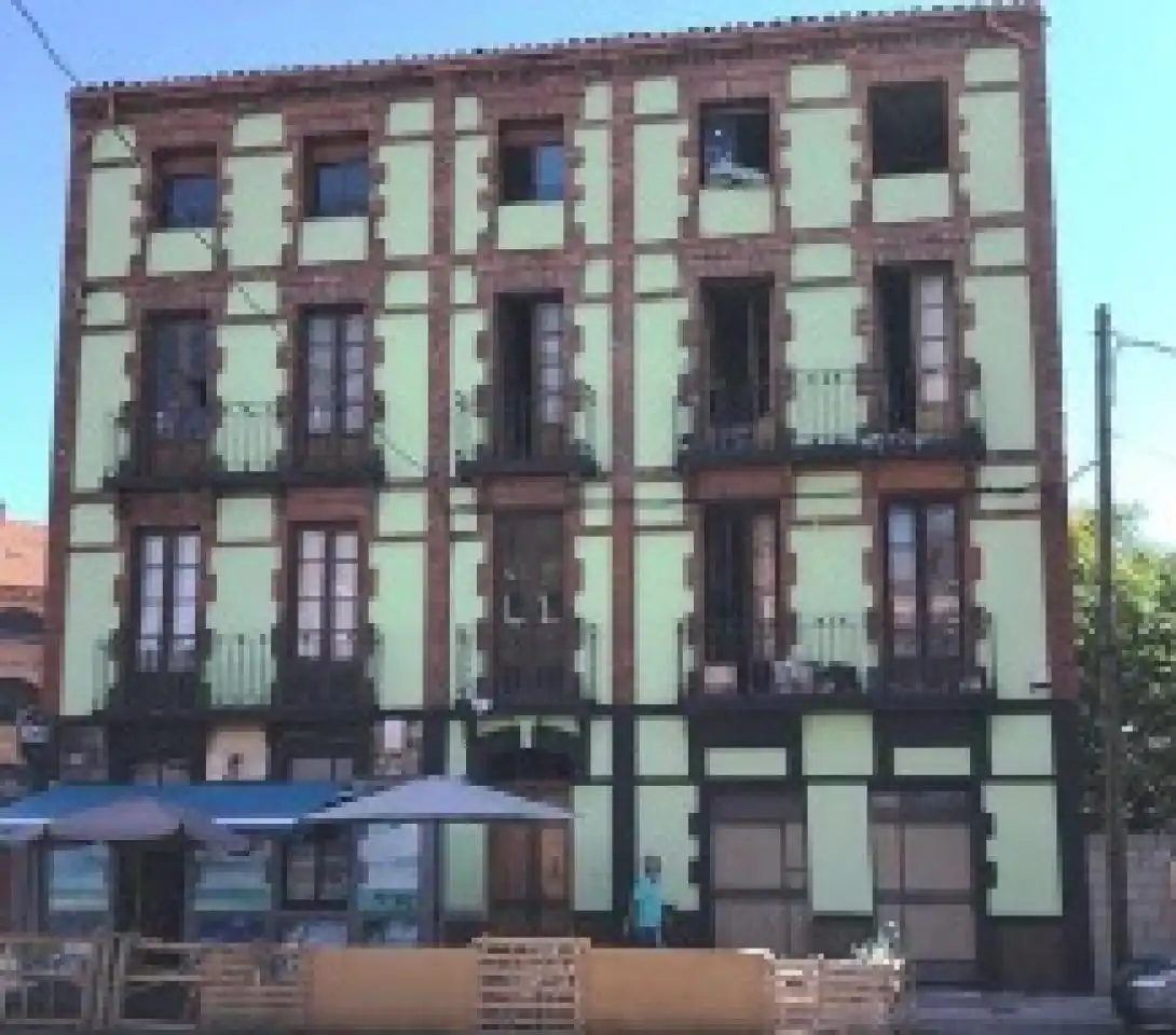 Exterior view of Flat for sale in Onzonilla  with Heating