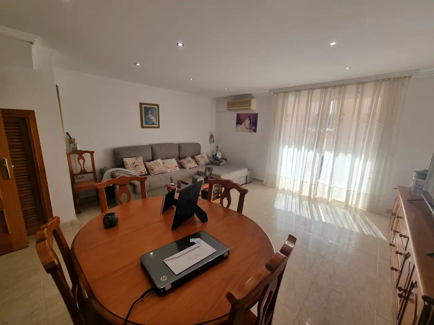 Living room of Detached homes for sale in Roquetas de Mar  with Air Conditioner, Heating and Terrace