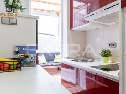 Kitchen of Apartment for sale in  Madrid Capital  with Heating