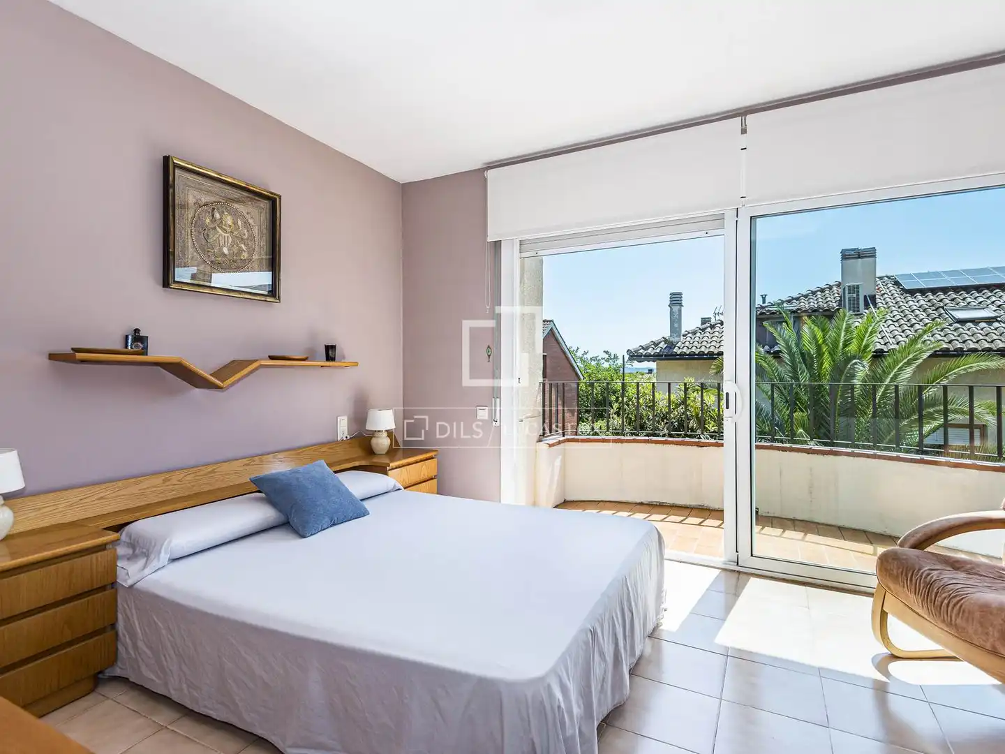 Dormitori de Casa o xalet en venda en Sant Cugat del Vallès amb Aire condicionat, Calefacció i Jardí privat