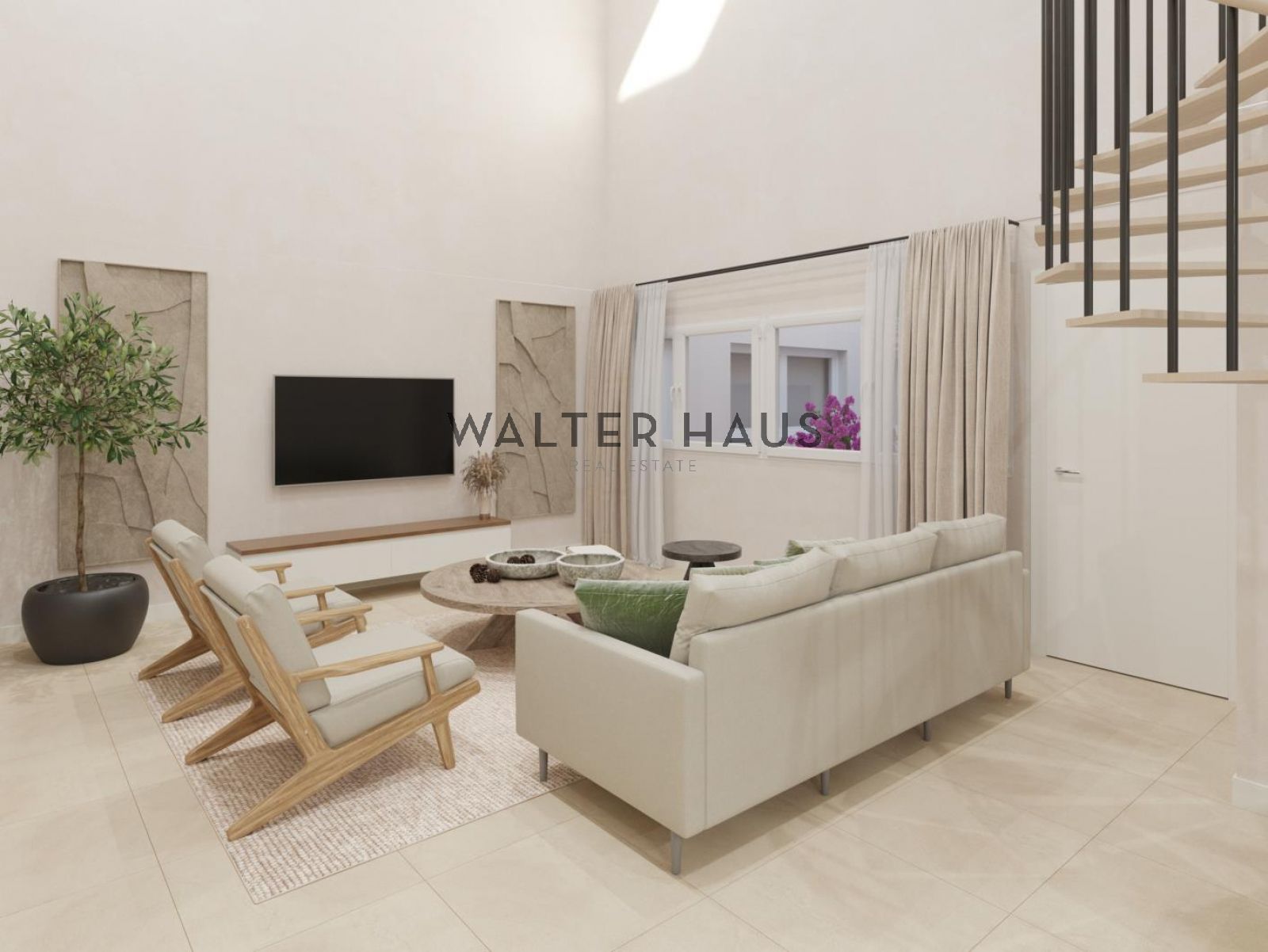 Living room of Loft for sale in  Madrid Capital  with Air Conditioner, Heating and Terrace