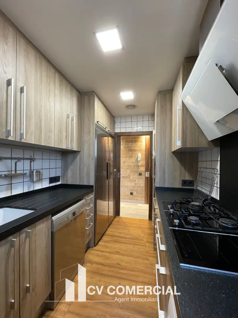 Kitchen of Flat for sale in Barcelona  with Air Conditioner, Heating and Parquet flooring