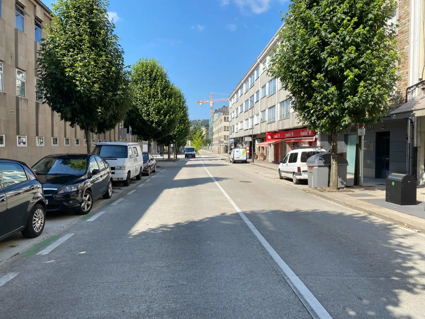 Vista exterior de Pis en venda en Santiago de Compostela  amb Calefacció i Moblat