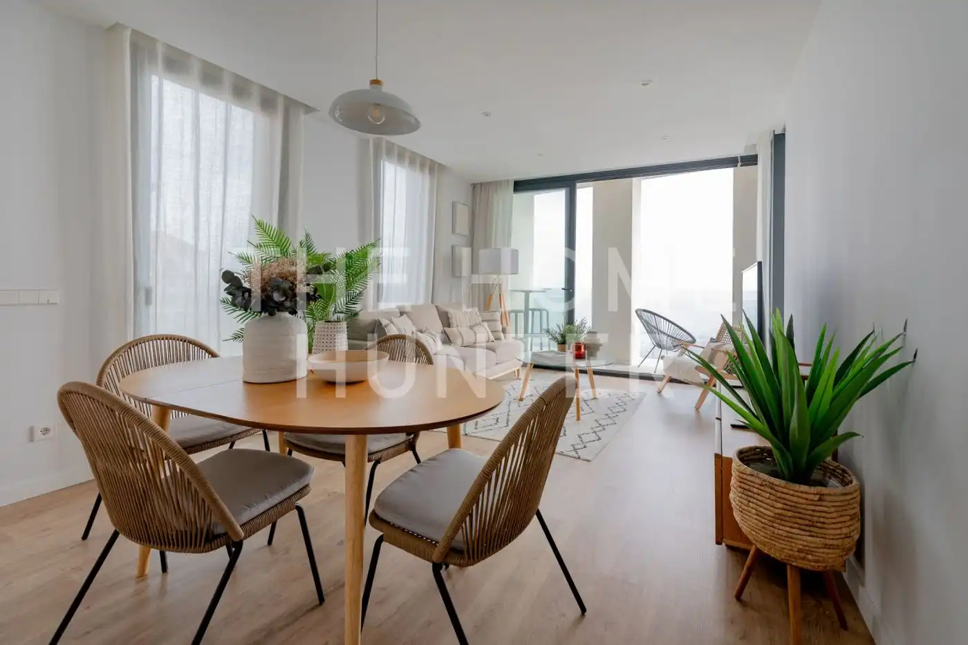 Wohnzimmer von Wohnung zum Verkauf in L'Escala mit Klimaanlage, Heizung und Terrasse