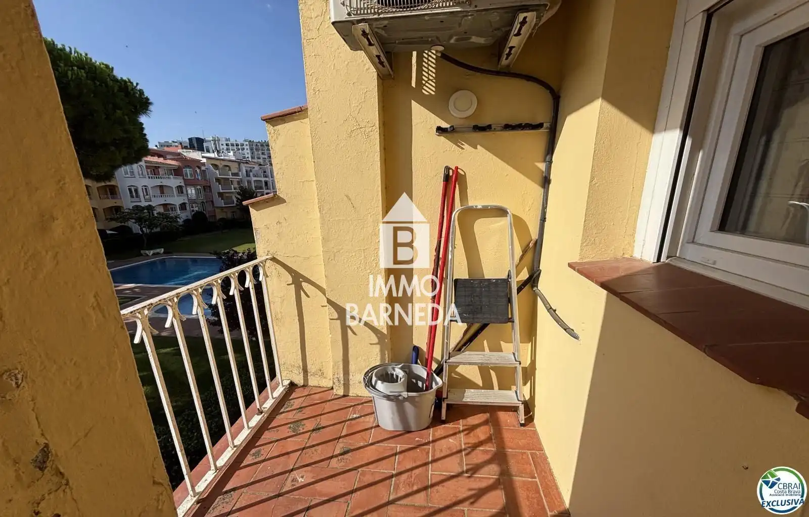 Balcony of Flat for sale in Empuriabrava  with Air Conditioner, Heating and Swimming Pool