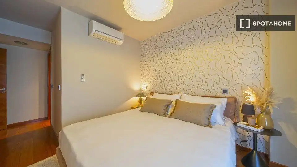 Habitación de Piso de alquiler en Madrid con Aire acondicionado, Calefacción y Amueblado