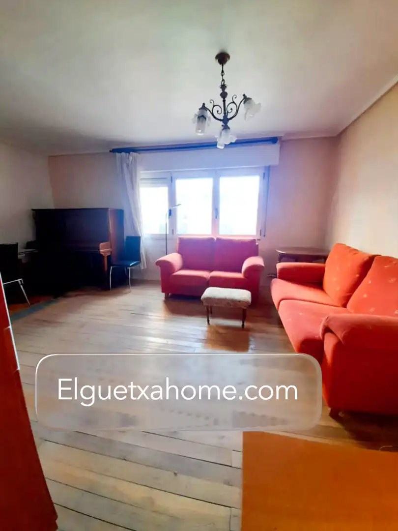 Sala de estar de Piso en venta en Sopela