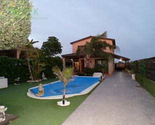 Exterior view of House or chalet for sale in  Murcia Capital  with Private garden and Swimming Pool