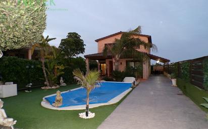 Exterior view of House or chalet for sale in  Murcia Capital  with Private garden and Swimming Pool