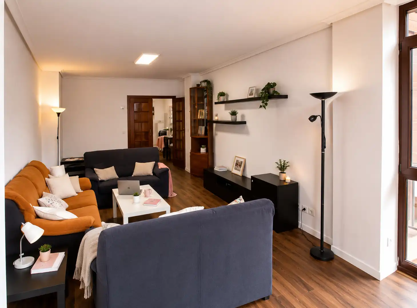 Sala d'estar de Pis de lloguer en Santander amb Calefacció, Moblat i Forn