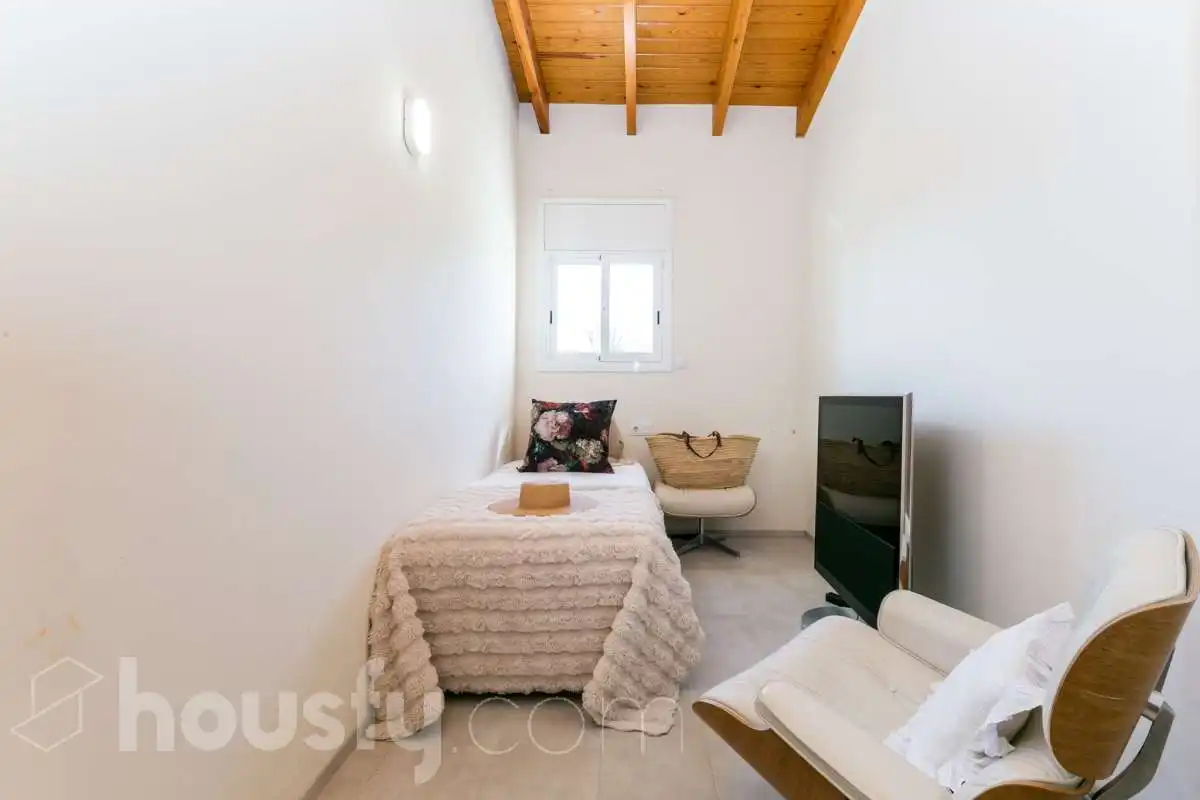 Dormitori de Casa adosada en venda en Sitges amb Aire condicionat, Calefacció i Jardí privat