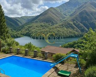 Swimming pool of House or chalet for sale in Caso  with Heating, Private garden and Terrace